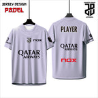 Kaos Jersey Padel Eksklusif – Desain Modern, Full Printing HD, Kualitas Premium