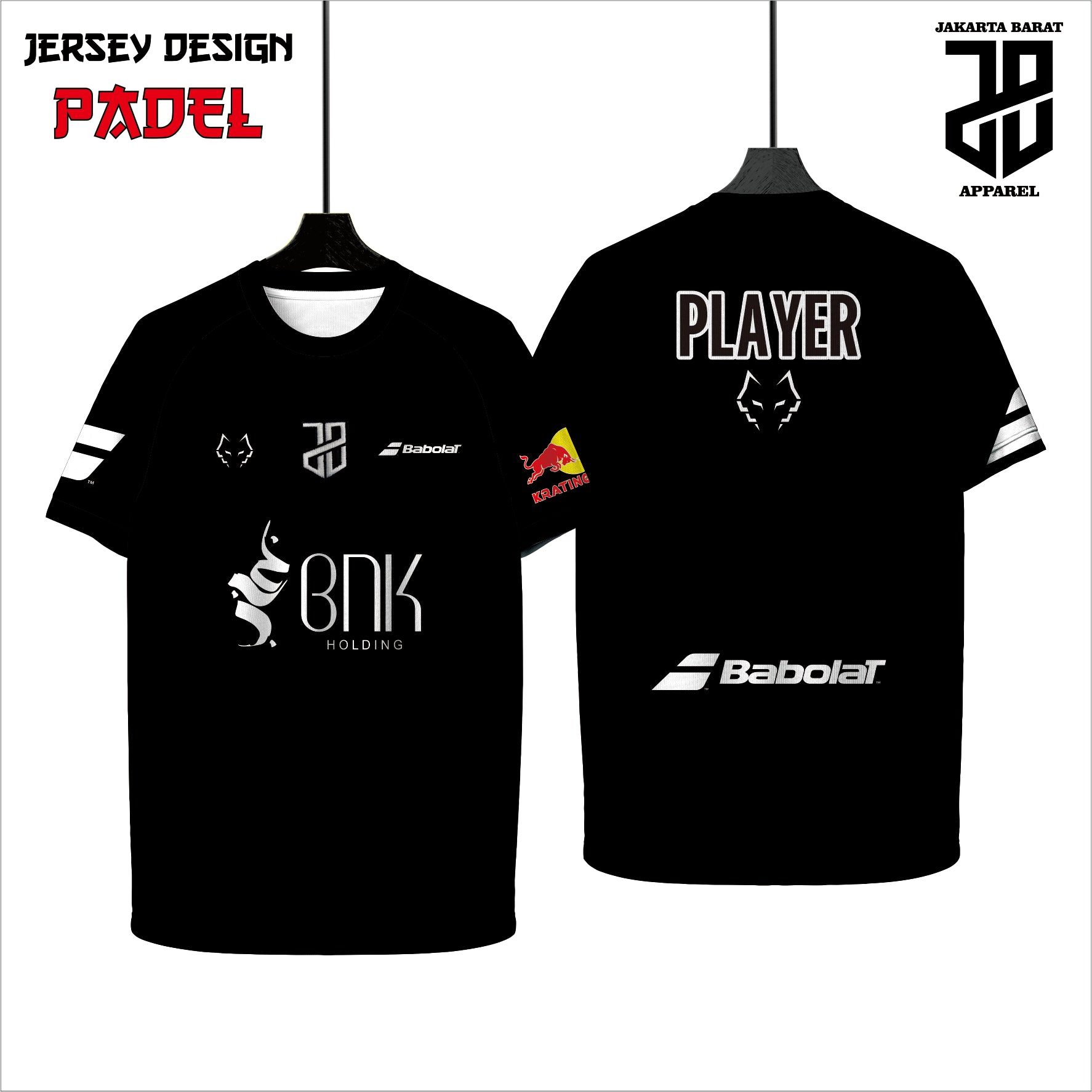 Kaos Jersey Padel Custom | Cocok untuk Tim, Komunitas & Turnamen | Harga Terjangkau
