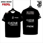 Kaos Jersey Padel Eksklusif – Desain Modern, Full Printing HD, Kualitas Premium