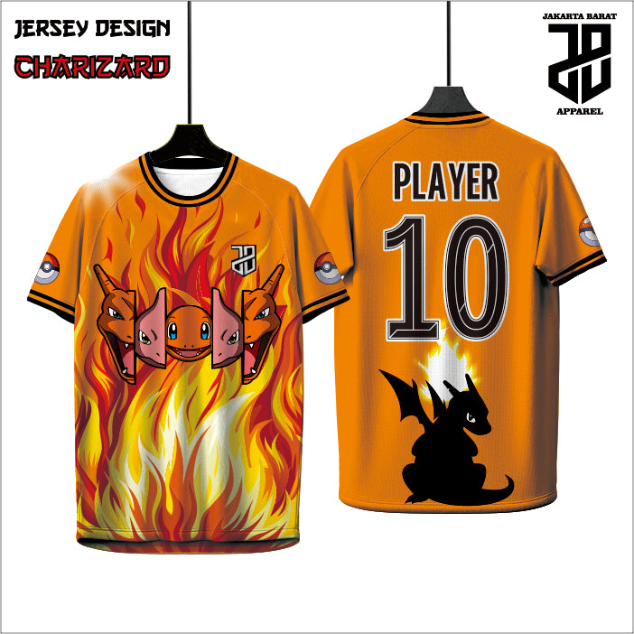 KAOS JERSEY FUTSAL BAJU CHARIZARD ANIME DRY FIT PREMIUM MURAH KIDS ANAK DAN DEWASA BIG SIZE (Copy) (Copy) (Copy)