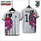 KAOS JERSEY FUTSAL BAJU GENGAR Anime DRY FIT PREMIUM MURAH BAHAN EMBOSH KIDS ANAK DAN DEWASA COWO/CEWEBIG SIZE