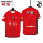 Kaos Jersey Padel Custom | Cocok untuk Tim, Komunitas & Turnamen | Harga Terjangkau