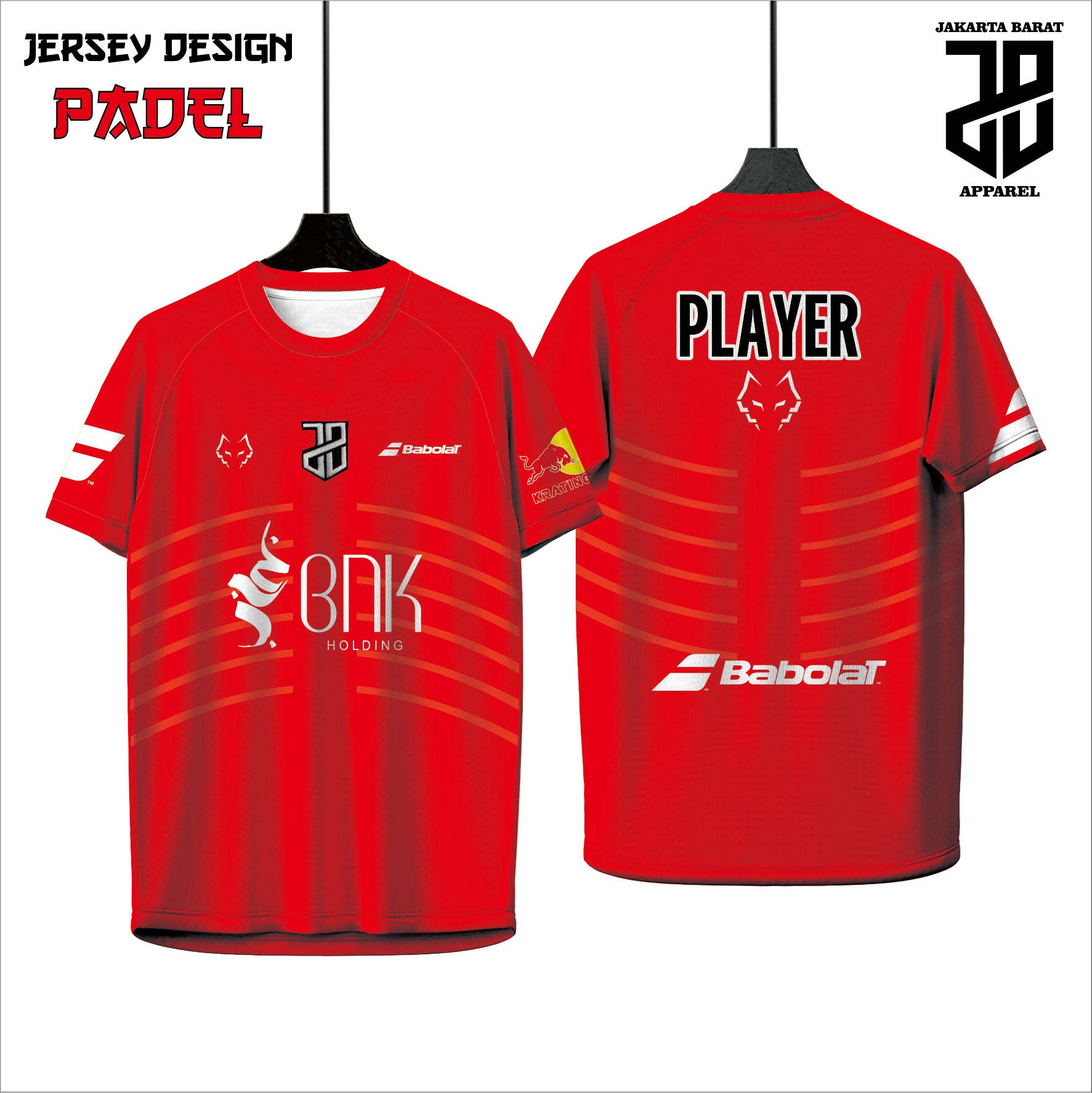 Kaos Jersey Padel Custom | Cocok untuk Tim, Komunitas & Turnamen | Harga Terjangkau