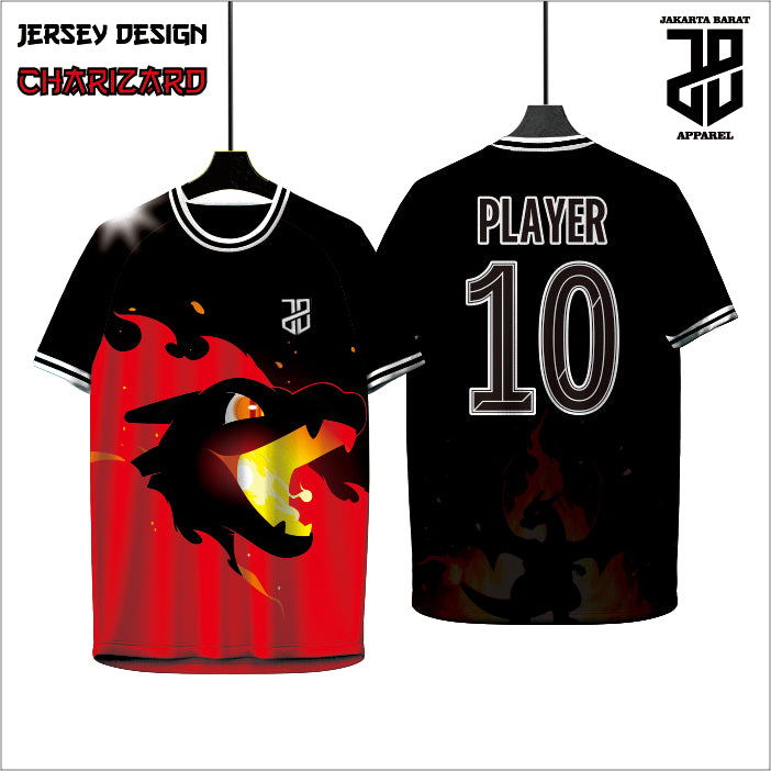 KAOS JERSEY FUTSAL BAJU CHARIZARD ANIME DRY FIT PREMIUM MURAH KIDS ANAK DAN DEWASA BIG SIZE (Copy) (Copy) (Copy)