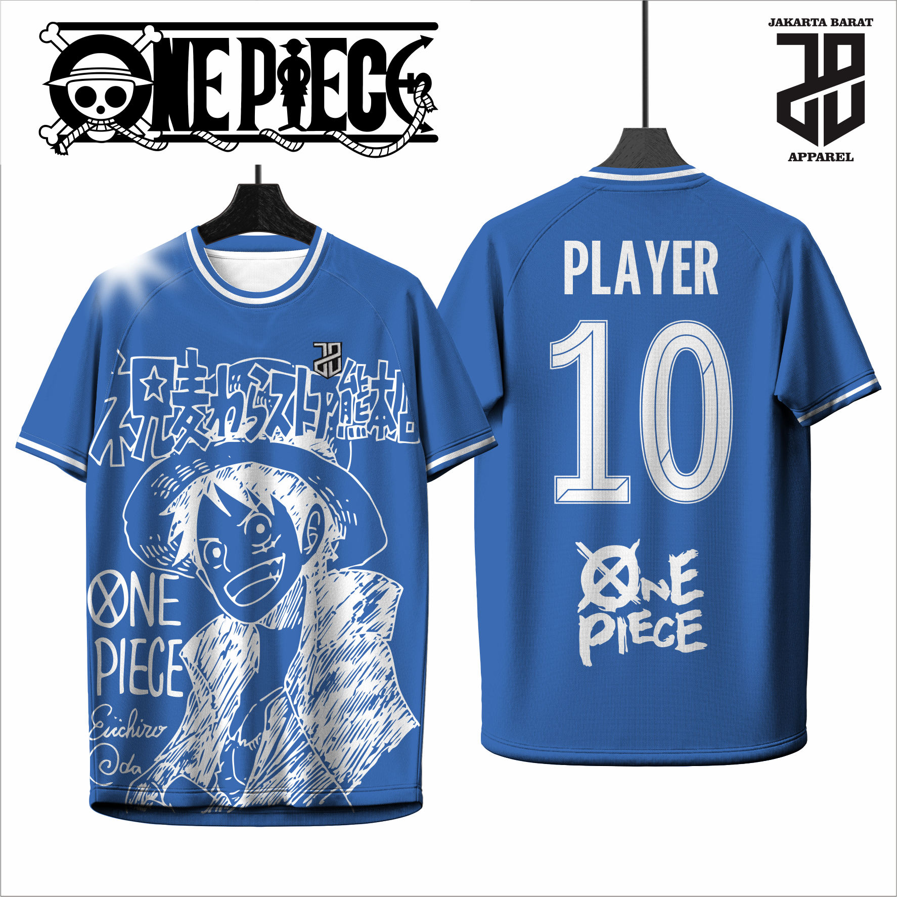 KAOS JERSEY FUTSAL BAJU  ANIME ONIEPIECE DRY FIT PREMIUM MURAH KIDS ANAK DAN DEWASA BIG SIZE (Copy) (Copy) (Copy) (Copy) (Copy)