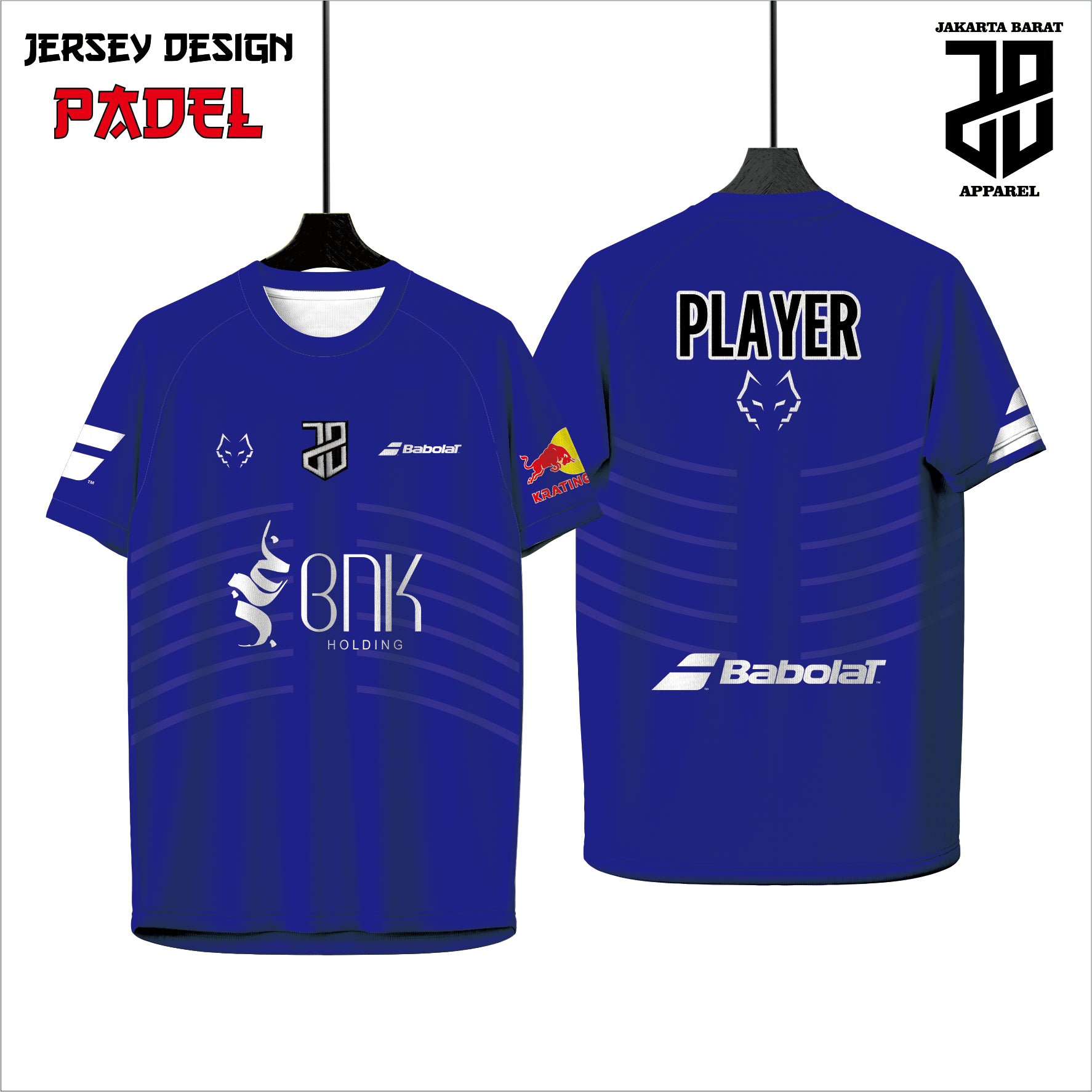 Kaos Jersey Padel Custom | Cocok untuk Tim, Komunitas & Turnamen | Harga Terjangkau