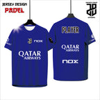 Kaos Jersey Padel Eksklusif – Desain Modern, Full Printing HD, Kualitas Premium