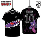 KAOS JERSEY FUTSAL BAJU GENGAR Anime DRY FIT PREMIUM MURAH BAHAN EMBOSH KIDS ANAK DAN DEWASA COWO/CEWEBIG SIZE