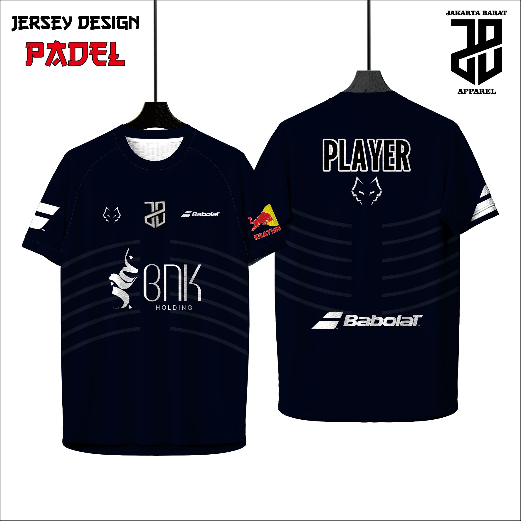 Kaos Jersey Padel Custom | Cocok untuk Tim, Komunitas & Turnamen | Harga Terjangkau