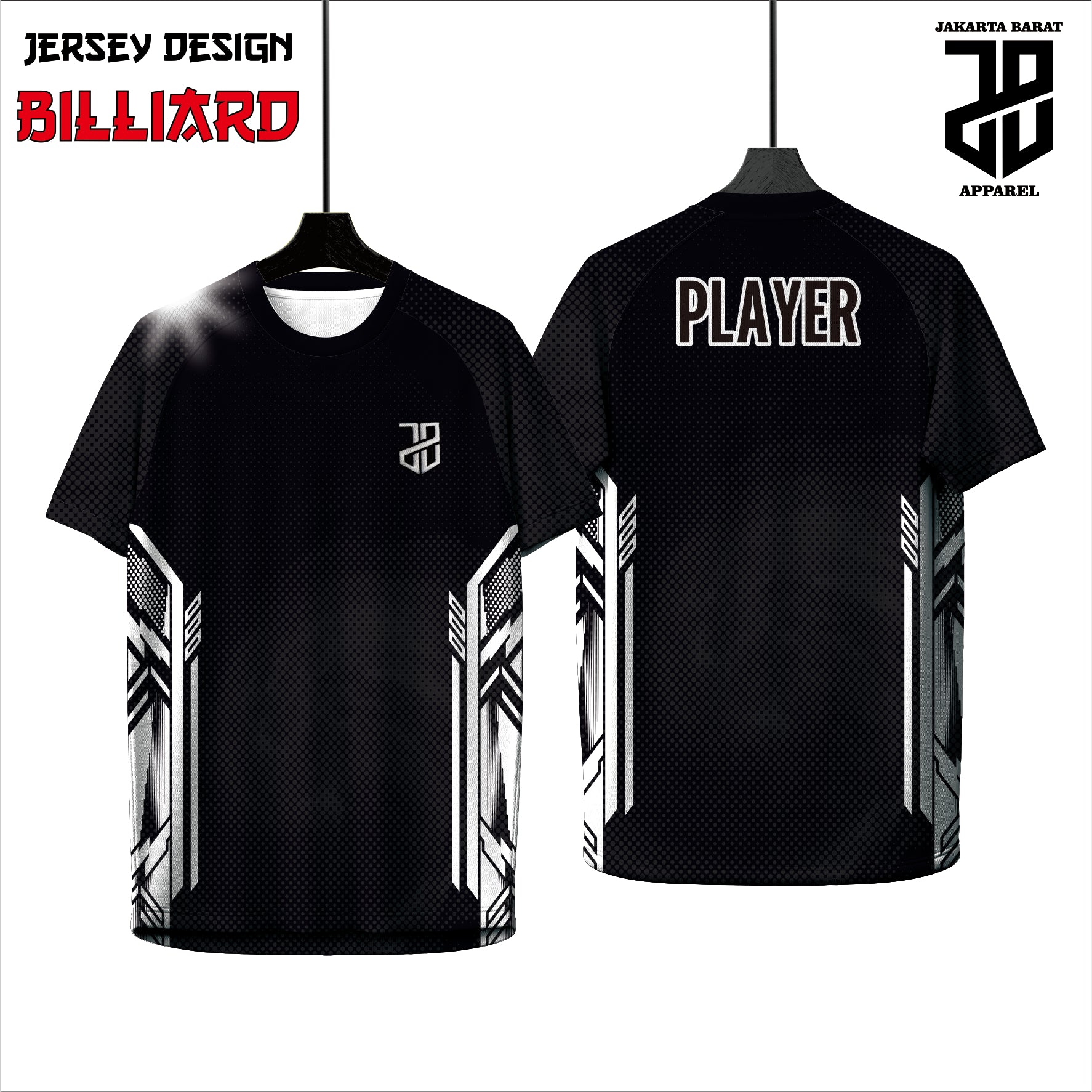 Kaos Jersey Billiard Custom Dryfit | Adem & Nyaman Cowo Cewe Dewasa & Kids Anak