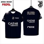Kaos Jersey Padel Eksklusif – Desain Modern, Full Printing HD, Kualitas Premium