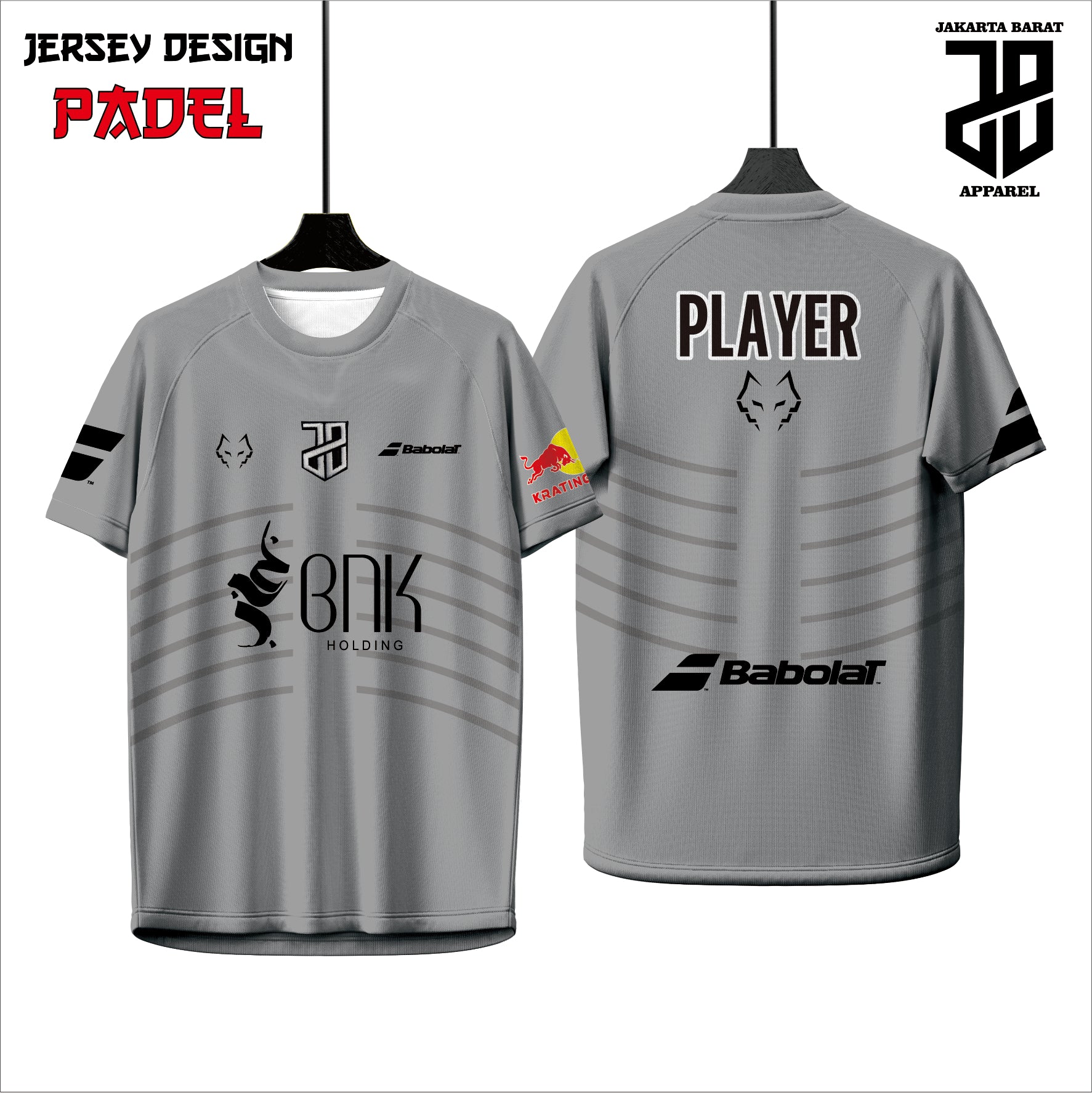 Kaos Jersey Padel Custom | Cocok untuk Tim, Komunitas & Turnamen | Harga Terjangkau