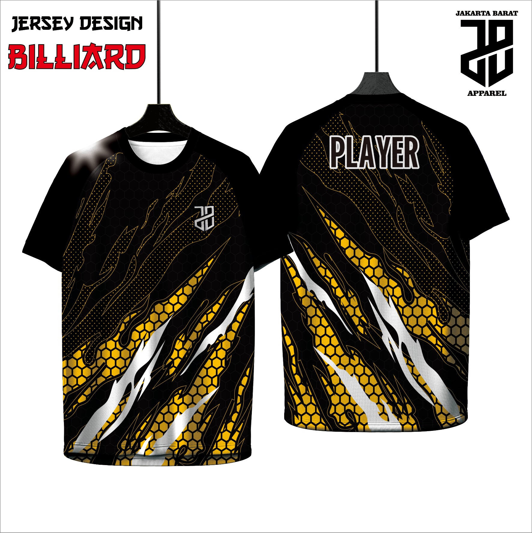 Kaos Jersey Billiard Custom Full Print | Dryfit Premium | Pria, Wanita, Anak | Nyaman Dipakai