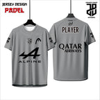 Kaos  Jersey Padel Dryfit Premium | Custom Nama, Nomor & Logo | Cocok Turnamen