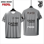 Kaos Jersey Padel Eksklusif – Desain Modern, Full Printing HD, Kualitas Premium