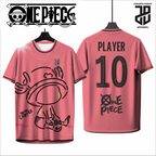 KAOS JERSEY FUTSAL BAJU  ANIME ONIEPIECE DRY FIT PREMIUM MURAH KIDS ANAK DAN DEWASA BIG SIZE