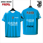 Kaos Jersey Padel Eksklusif – Desain Modern, Full Printing HD, Kualitas Premium