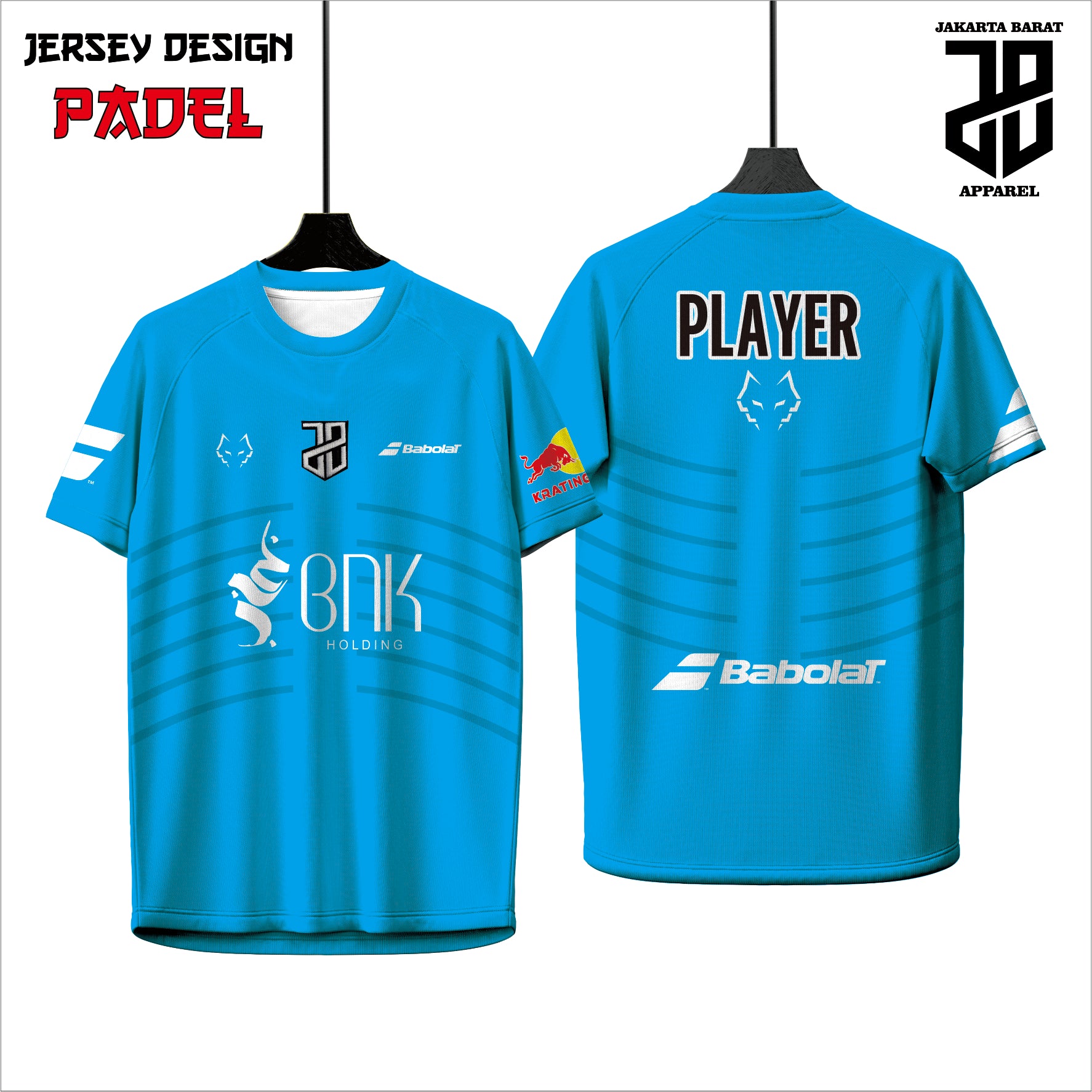 Kaos Jersey Padel Custom | Cocok untuk Tim, Komunitas & Turnamen | Harga Terjangkau