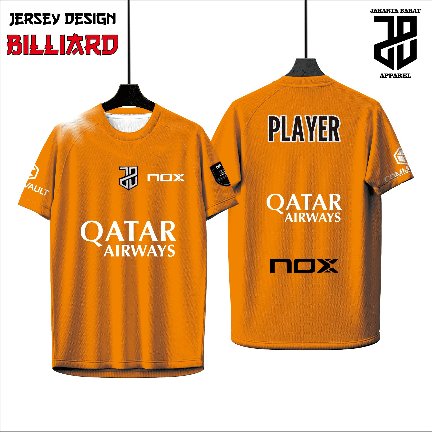Kaos Jersey Padel Eksklusif – Desain Modern, Full Printing HD, Kualitas Premium