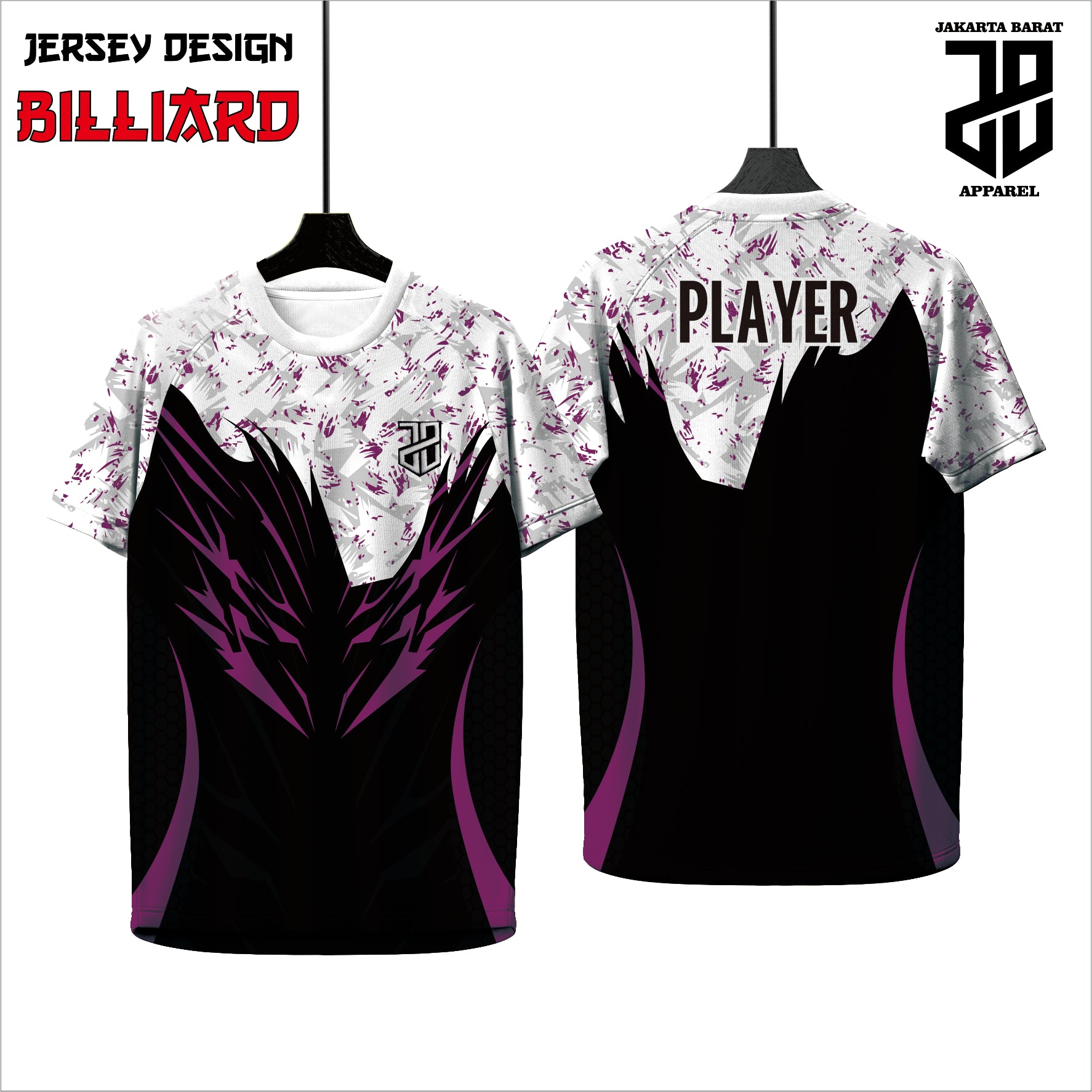 Kaos Jersey Billiard Custom Dryfit | Adem & Nyaman Cowo Cewe Dewasa & Kids Anak