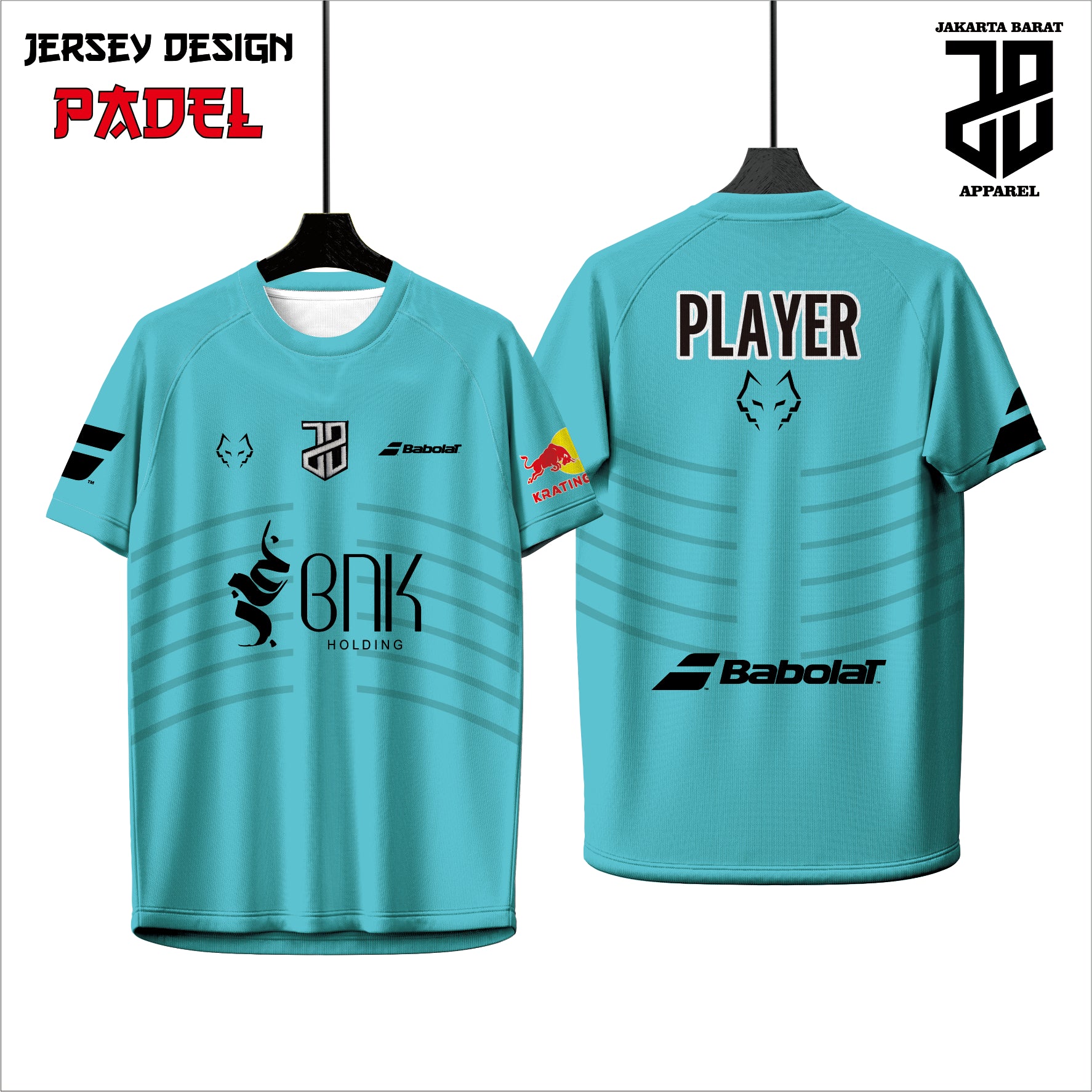 Kaos Jersey Padel Custom | Cocok untuk Tim, Komunitas & Turnamen | Harga Terjangkau