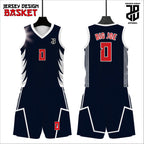 Kaos Jersey Basket Custom Dryfit Premium | Adem, Nyaman | Pria Wanita Dewasa & Anak