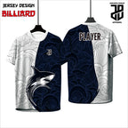 Kaos Jersey Billiard Custom Full Print | Dryfit Premium | Pria, Wanita, Anak | Nyaman Dipakai
