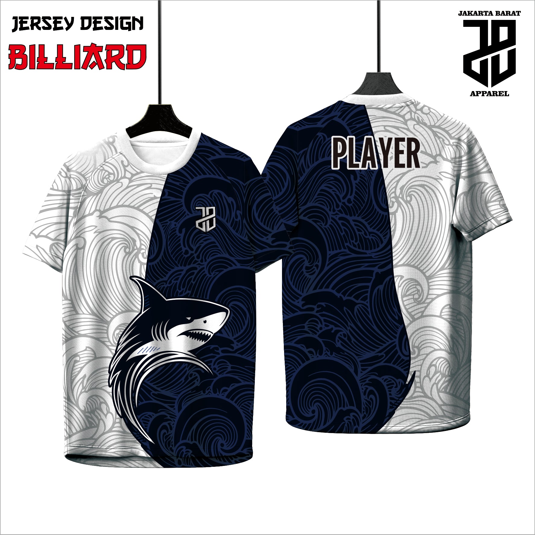 Kaos Jersey Billiard Custom Full Print | Dryfit Premium | Pria, Wanita, Anak | Nyaman Dipakai