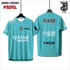 Kaos Jersey Padel Eksklusif – Desain Modern, Full Printing HD, Kualitas Premium