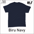 MAGNUS Baju Tshirt Kaos Polos pria wanita Lengan pendek 100% Katun combad 30s Premium Blue Series