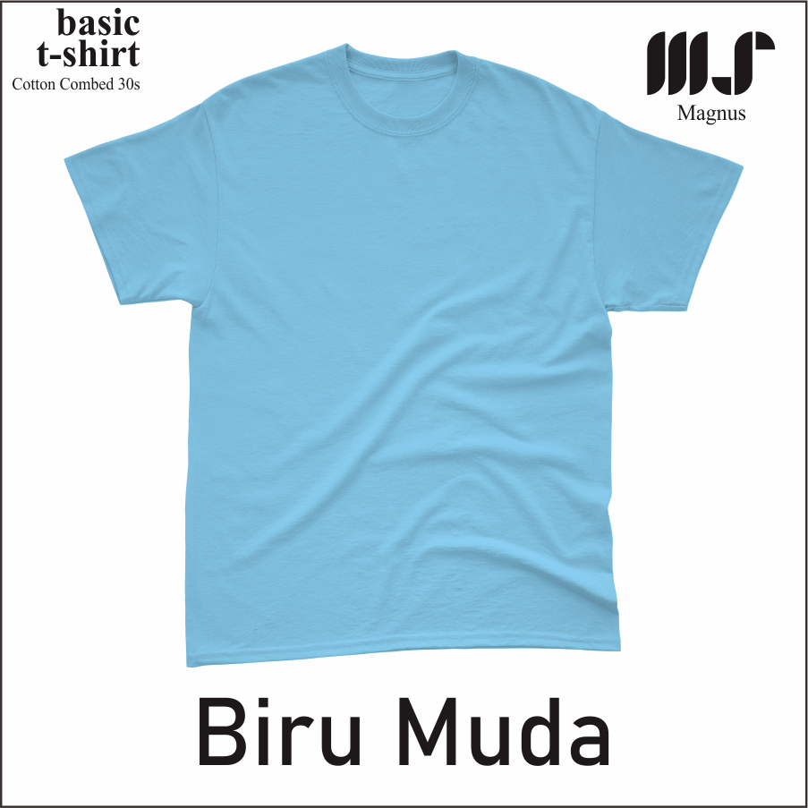 Baju Tshirt Kaos Polos Anak Kids perempuan & laki-laki Lengan pendek 100% Katun 30s Premium lembut