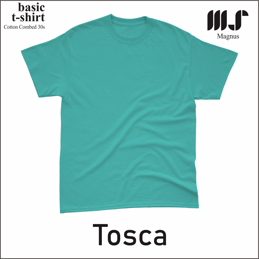 MAGNUS - Baju Tshirt Kaos Polos pria wanita dewasa Lengan pendek 100% Katun 30s Premium 25 warna