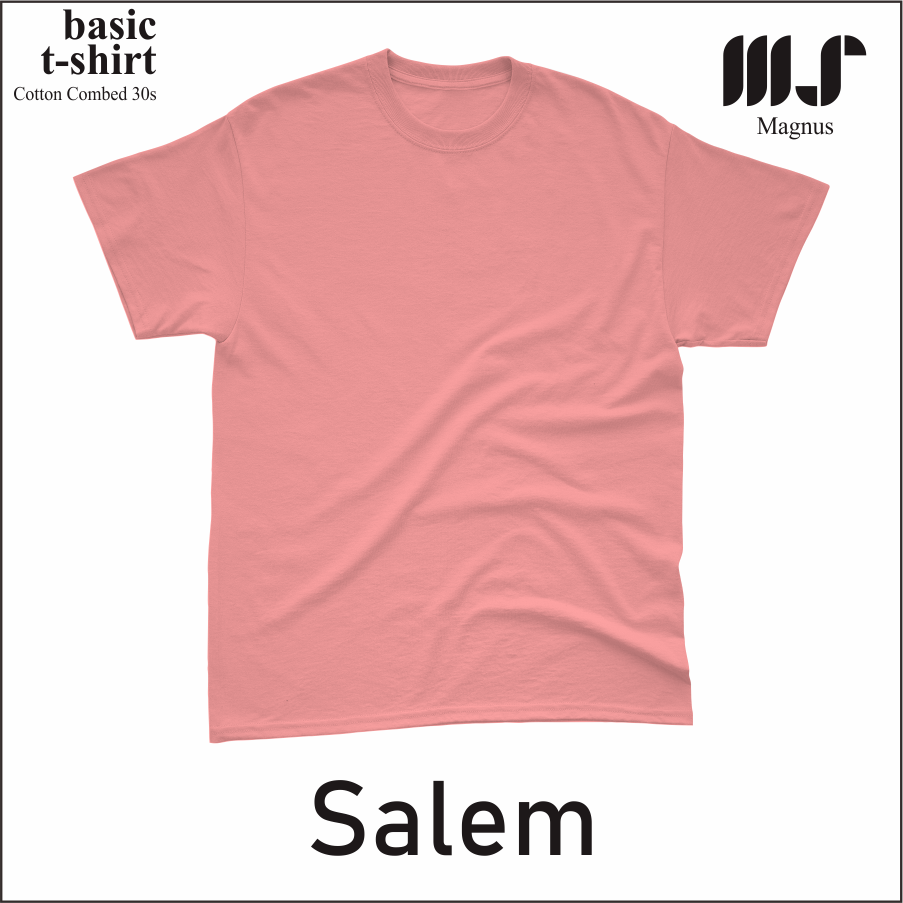 MAGNUS - Baju Tshirt Kaos Polos pria wanita dewasa Lengan pendek 100% Katun 30s Premium 25 warna
