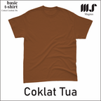 Baju Tshirt Kaos Polos Big Size Ukuran Besar pria wanita Lengan pendek 100% Katun 30s Premium MAGNUS