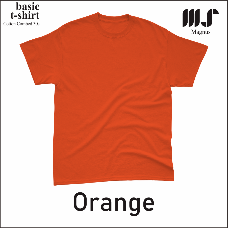 Baju Tshirt Kaos Polos Big Size Ukuran Besar pria wanita Lengan pendek 100% Katun 30s Premium MAGNUS