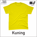 MAGNUS Baju Tshirt Kaos Polos pria wanita Lengan pendek 100% Katun combad 30s Premium Yellow Series