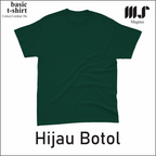 MAGNUS - Green Hijau Series Baju Tshirt Kaos Polos pria wanita dewasa Kids Anak Lengan pendek 100% Katun 30s Premium 25 warna (Copy) (Copy)