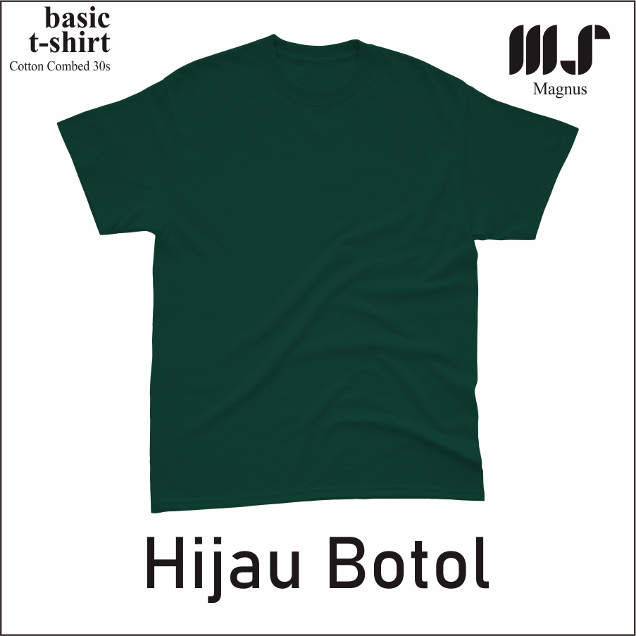 MAGNUS - Baju Tshirt Kaos Polos pria wanita dewasa Lengan pendek 100% Katun 30s Premium 25 warna