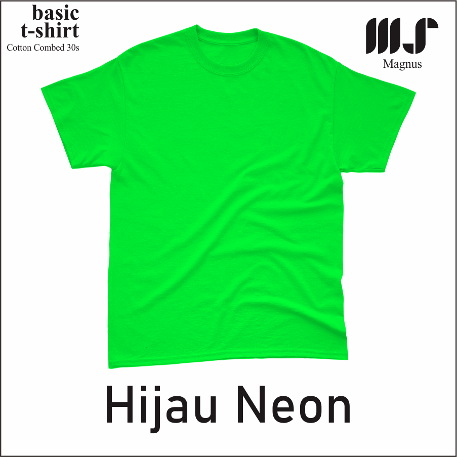 Baju Tshirt Kaos Polos Big Size Ukuran Besar pria wanita Lengan pendek 100% Katun 30s Premium MAGNUS