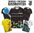 KAOS JERSEY BADMINTON/BULU TANGKIS  DRY FIT PREMIUM MURAH BAHAN EMBOSH KIDS ANAK DAN DEWASA COWO/CEWE BIG SIZE