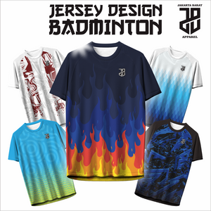 KAOS JERSEY BADMINTON/BULU TANGKIS   DRY FIT PREMIUM MURAH BAHAN EMBOSH KIDS ANAK DAN DEWASA COWO/CEWE BIG SIZE