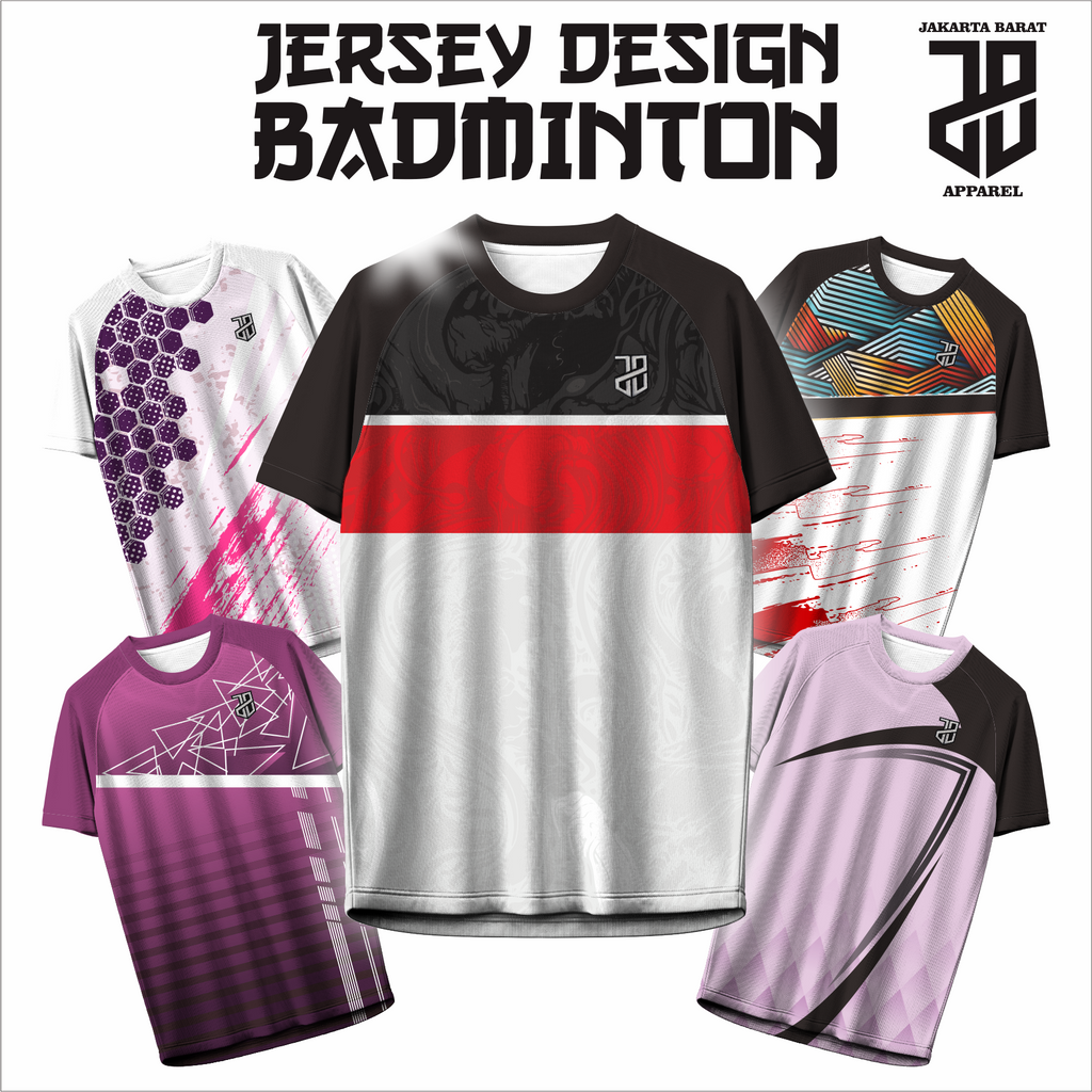 Kaos Jersey Badminton & Bulu Tangkis Dry Fit Premium – Kids & Dewasa Big Size
