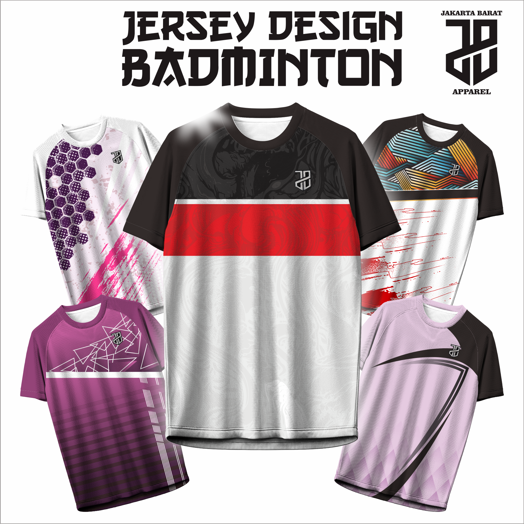 Kaos Jersey Badminton & Bulu Tangkis Dry Fit Premium – Kids & Dewasa Big Size