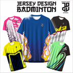 KAOS JERSEY FUTSAL BAJU BADMINTON/BULUTANGKIS DRY FIT PREMIUM MURAH BAHAN EMBOSH KIDS ANAK DAN DEWASA COWO/CEWEBIG SIZE