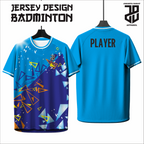 KAOS JERSEY BADMINTON/BULU TANGKIS  DRY FIT PREMIUM MURAH BAHAN EMBOSH KIDS ANAK DAN DEWASA COWO/CEWE BIG SIZE