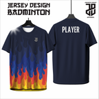 KAOS JERSEY BADMINTON/BULU TANGKIS   DRY FIT PREMIUM MURAH BAHAN EMBOSH KIDS ANAK DAN DEWASA COWO/CEWE BIG SIZE