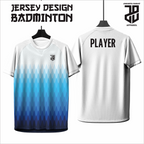KAOS JERSEY BADMINTON/BULU TANGKIS   DRY FIT PREMIUM MURAH BAHAN EMBOSH KIDS ANAK DAN DEWASA COWO/CEWE BIG SIZE