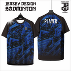KAOS JERSEY BADMINTON/BULU TANGKIS   DRY FIT PREMIUM MURAH BAHAN EMBOSH KIDS ANAK DAN DEWASA COWO/CEWE BIG SIZE