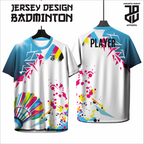 KAOS JERSEY BADMINTON/BULU TANGKIS   DRY FIT PREMIUM MURAH BAHAN EMBOSH KIDS ANAK DAN DEWASA COWO/CEWE BIG SIZE