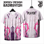 KAOS JERSEY BADMINTON/BULU TANGKIS   DRY FIT PREMIUM MURAH BAHAN EMBOSH KIDS ANAK DAN DEWASA COWO/CEWE BIG SIZE